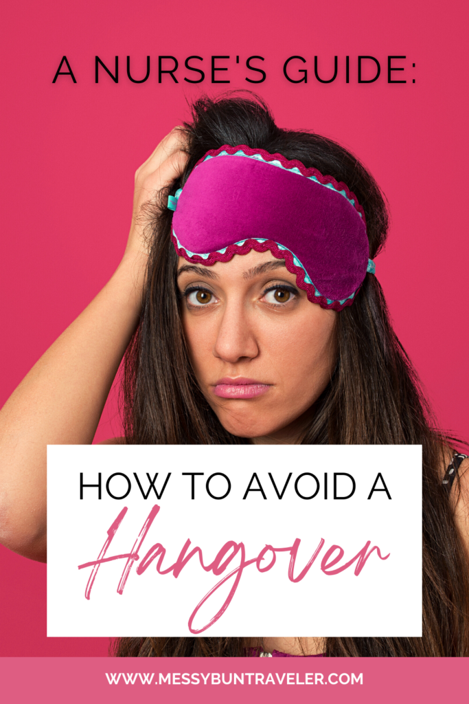 how to avoid a hangover