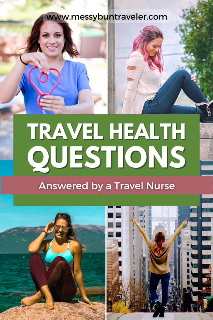 travel health questions