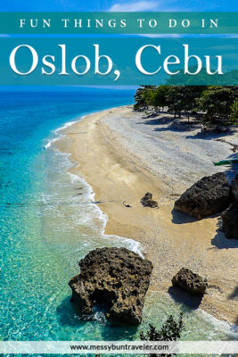 Fun Things to do in Oslob, Cebu - Messy Bun Traveler