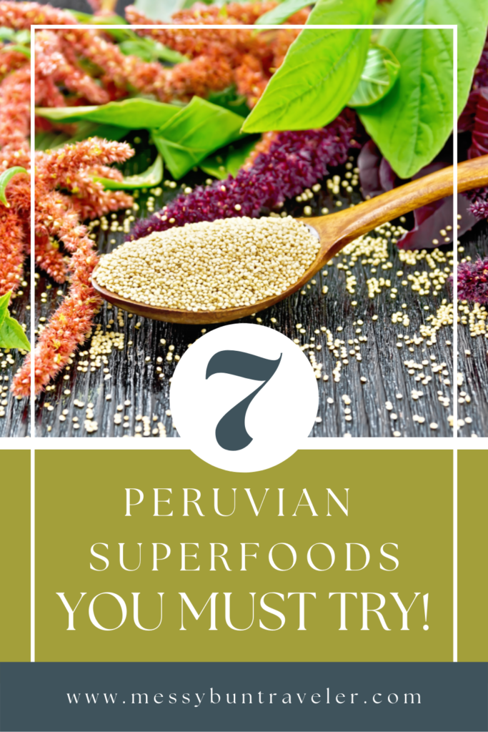 Peruvian superfoods pin