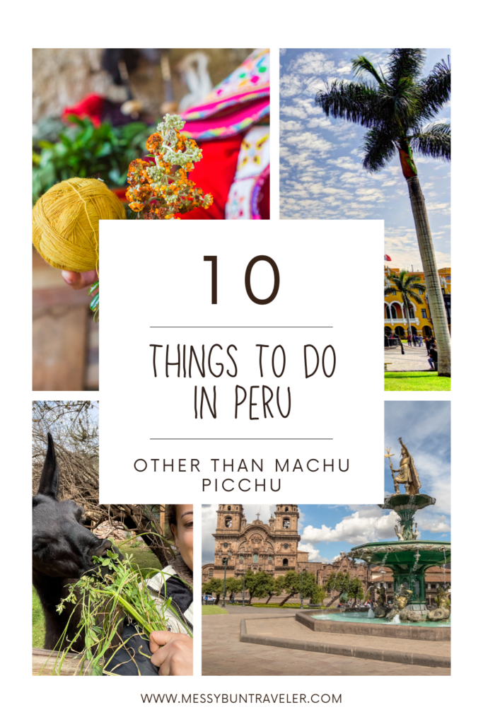 things to do in peru