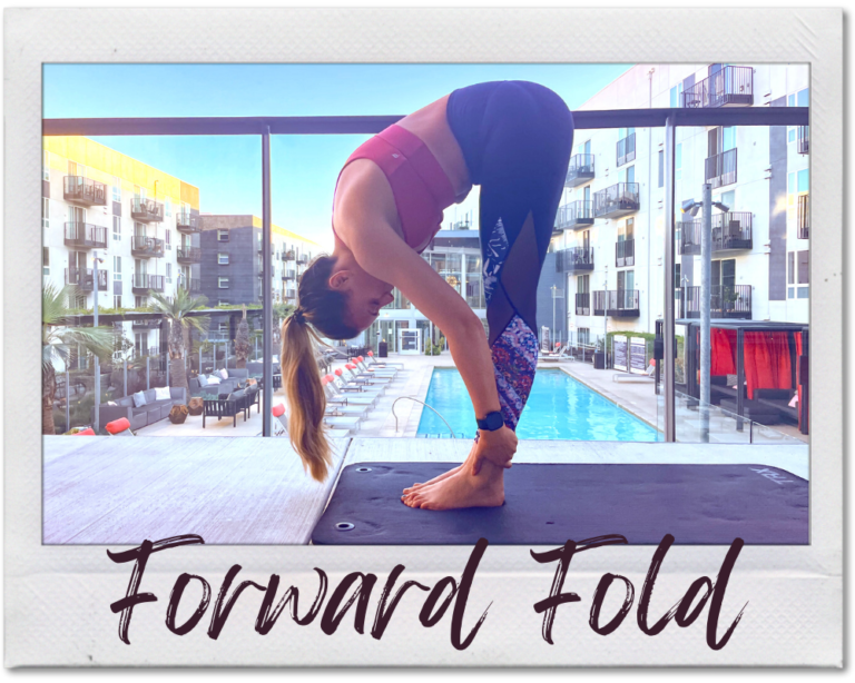 standing forward fold
