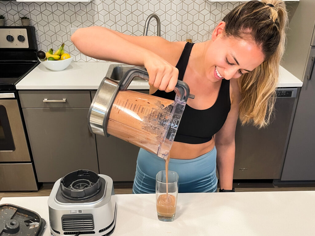 maca smoothie for post-workouts!