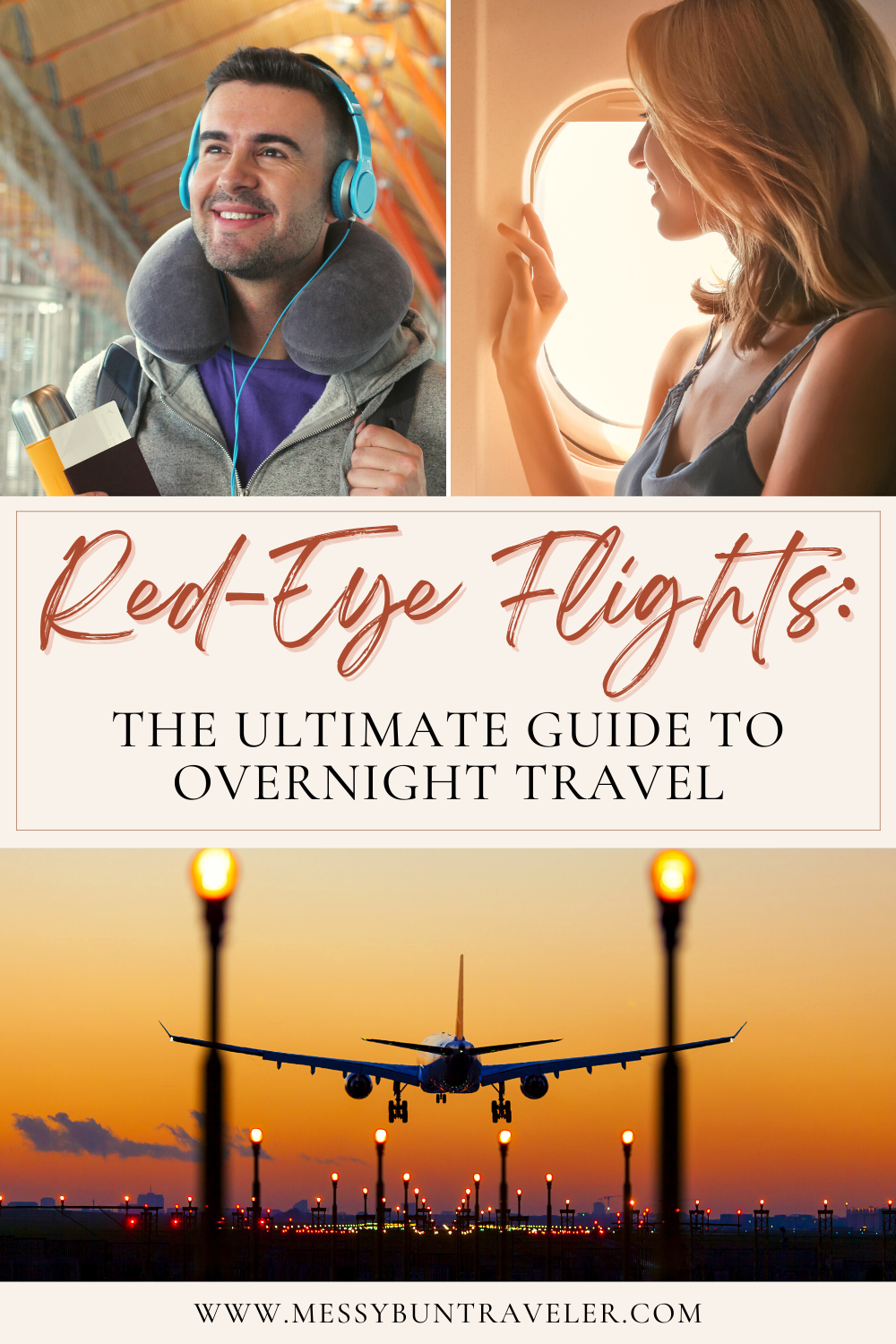 red eye flight travel