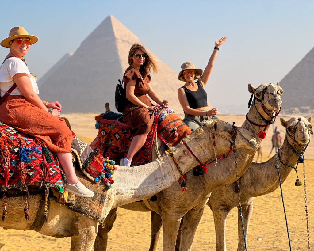 female travelers in egypt